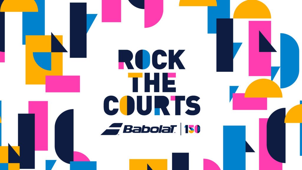 Visuel Rock the Courts de la plénière internationale Babolat