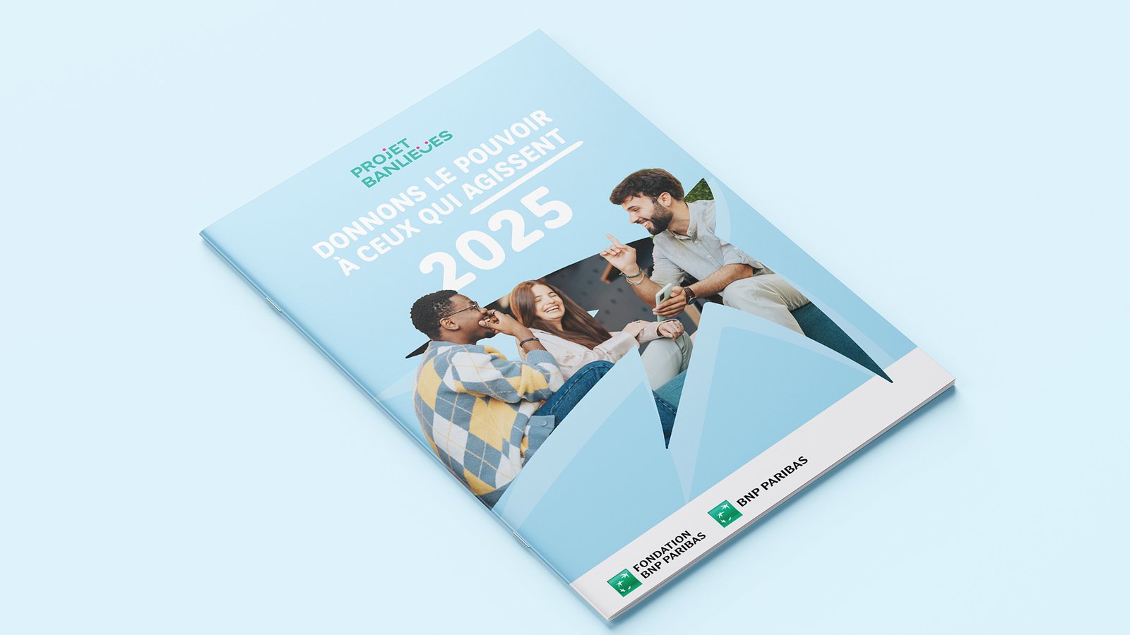 Couverture du leaflet Projet Banlieues 2025 – Fondation BNP Paribas