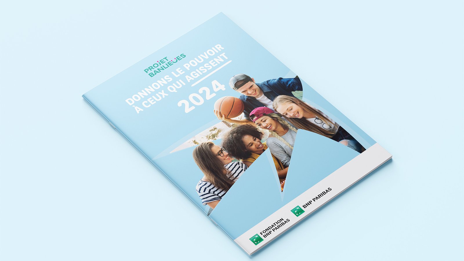 Couverture de la brochure Projet Banlieues 2024 – Fondation BNP Paribas