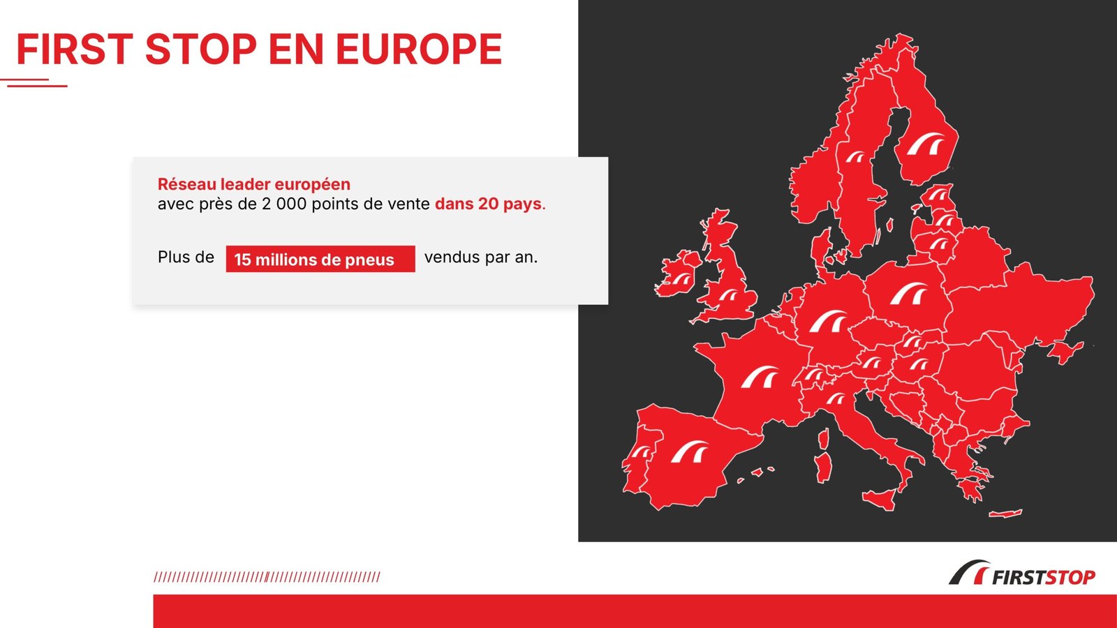 FirstStop_05 Carte du réseau First Stop en Europe
