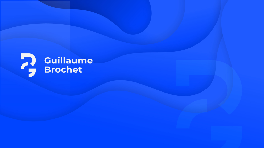 Projet Guillaume Brochet, identité visuelle et site internet
