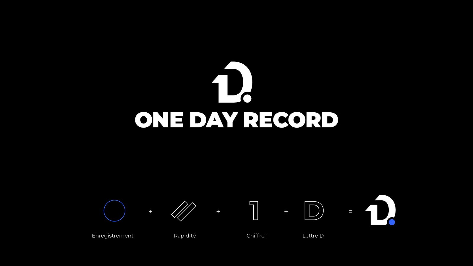 logo_concept Concept du logo One Day Record