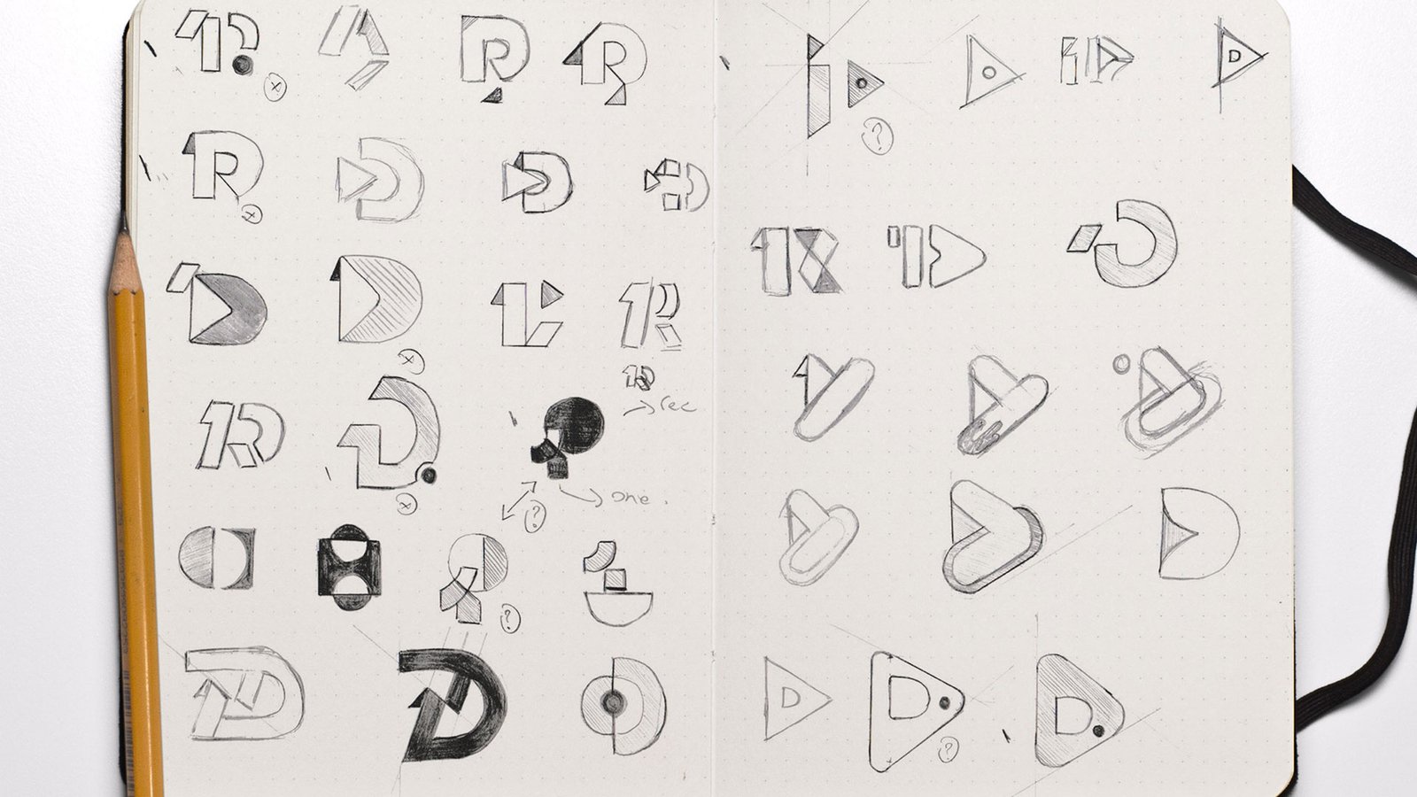 one_day_record_croquis-2 Croquis de recherche pour le logo One Day Record