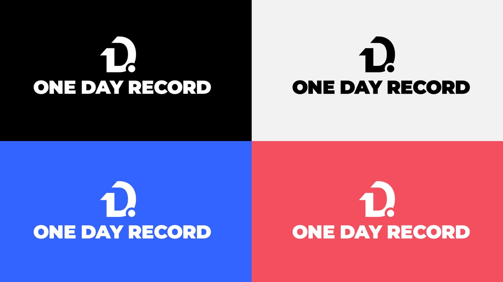one_day_record_logo_declinaison Déclinaisons du logo One Day Record